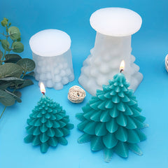 Christmas Tree Aromatherapy Candle Mold DIY Resin Decoration Mold Silicone
