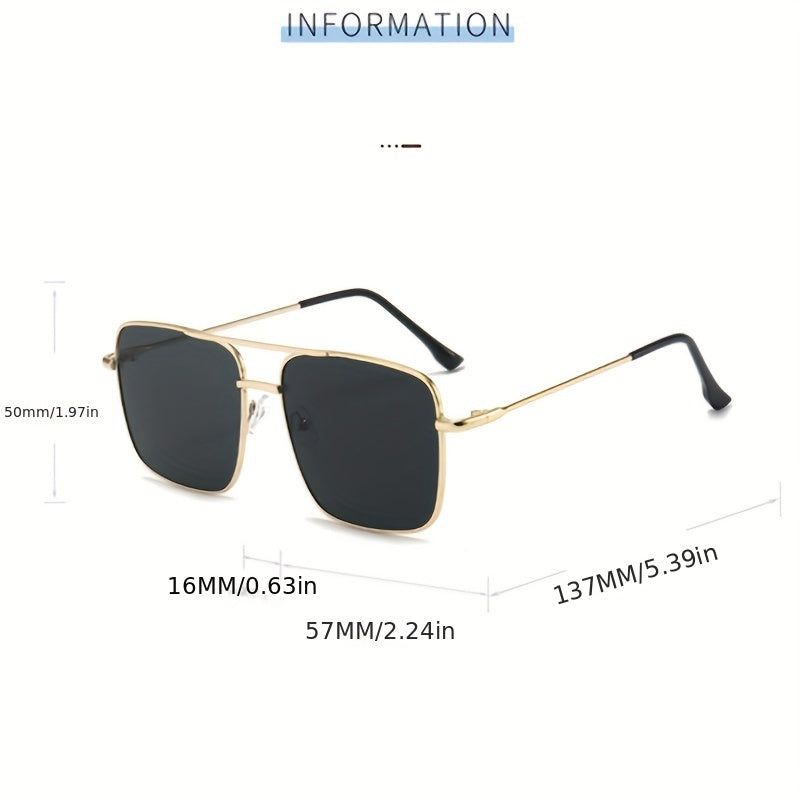 Men's Square Frame Sunglasses UV Protection Sports Sunglasses