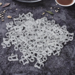 50pcs Decorative Light Hooks - Weather Proof Outdoor Light Clips