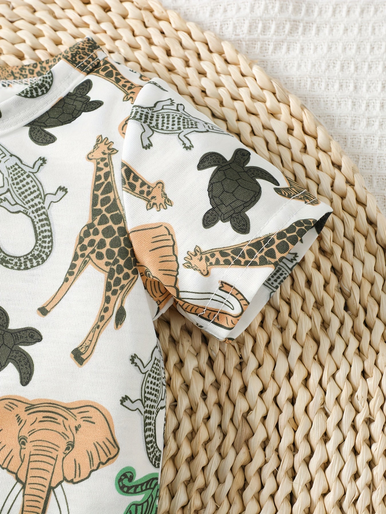 Cute Animal Print T-Shirts for Kids - Perfect for Summer