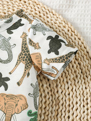 Cute Animal Print T-Shirts for Kids - Perfect for Summer
