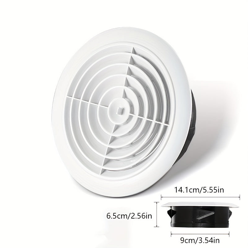 1pc Fresh Air Vent Plastic Ventilation Central Air Conditioning Exhaust Vent