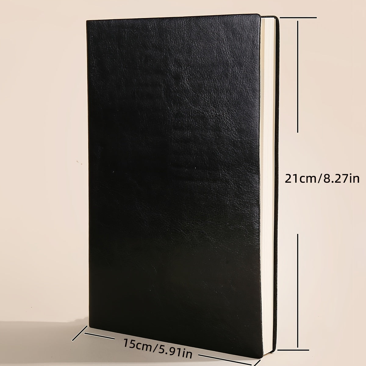 200Pages Leather Business Office Notebook A5 Soft Cover Meeting Record Notebook