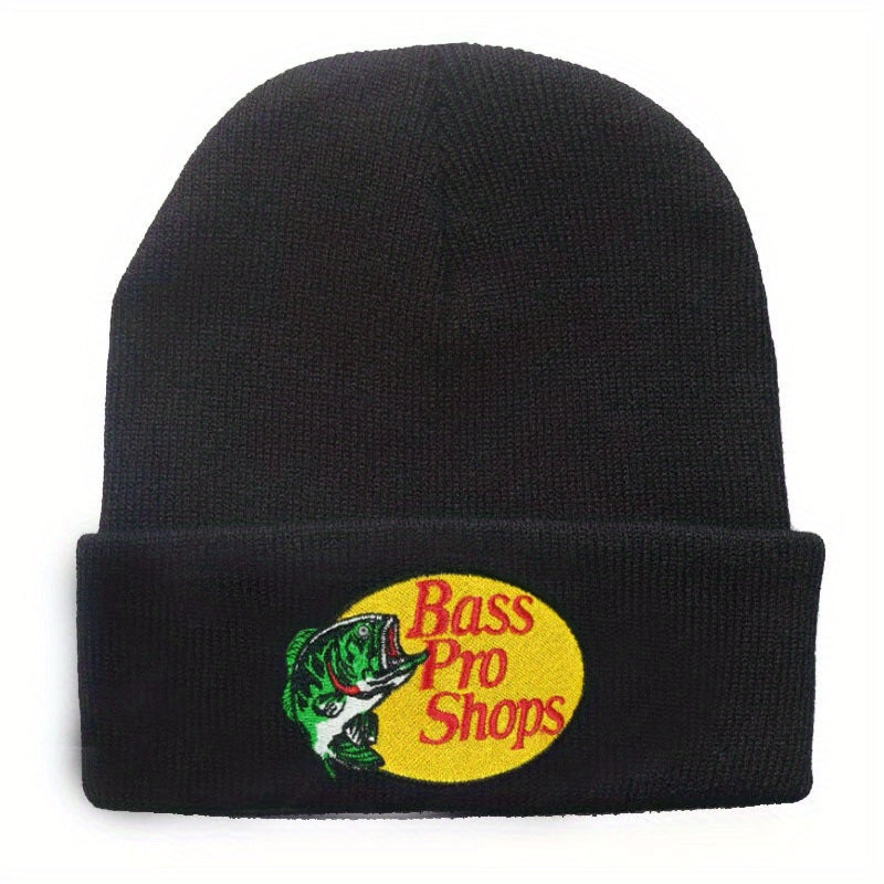 Embroidered Wool Cap Knitted Pullover Warm Hip Hop Cap