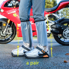 PVC Motorcycle Rainproof Shoe Cover Anti Slip High Cylinder Rain S