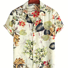 Men's Hawaiian Shirt for Summer Vacation