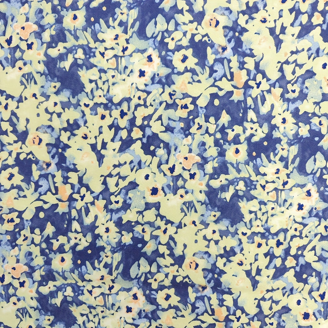 1yd Faux Cotton Fabric for DIY Clothes Pants Dress Quilt Covering