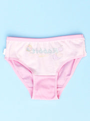 4pcs Rabbit Print Girls Briefs Cotton Underwear Kids Panties