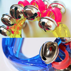 1pair Cheerleading Pom pom Hand Bell Sports Cheering Supplies