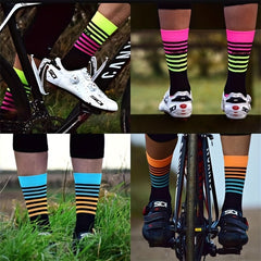 Cycling Sport Socks Breathable Crew Socks For Running Basketball