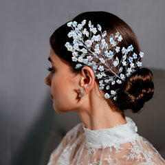 Faux Pearl Bridal Hairpiece Wedding Headpiece HP916