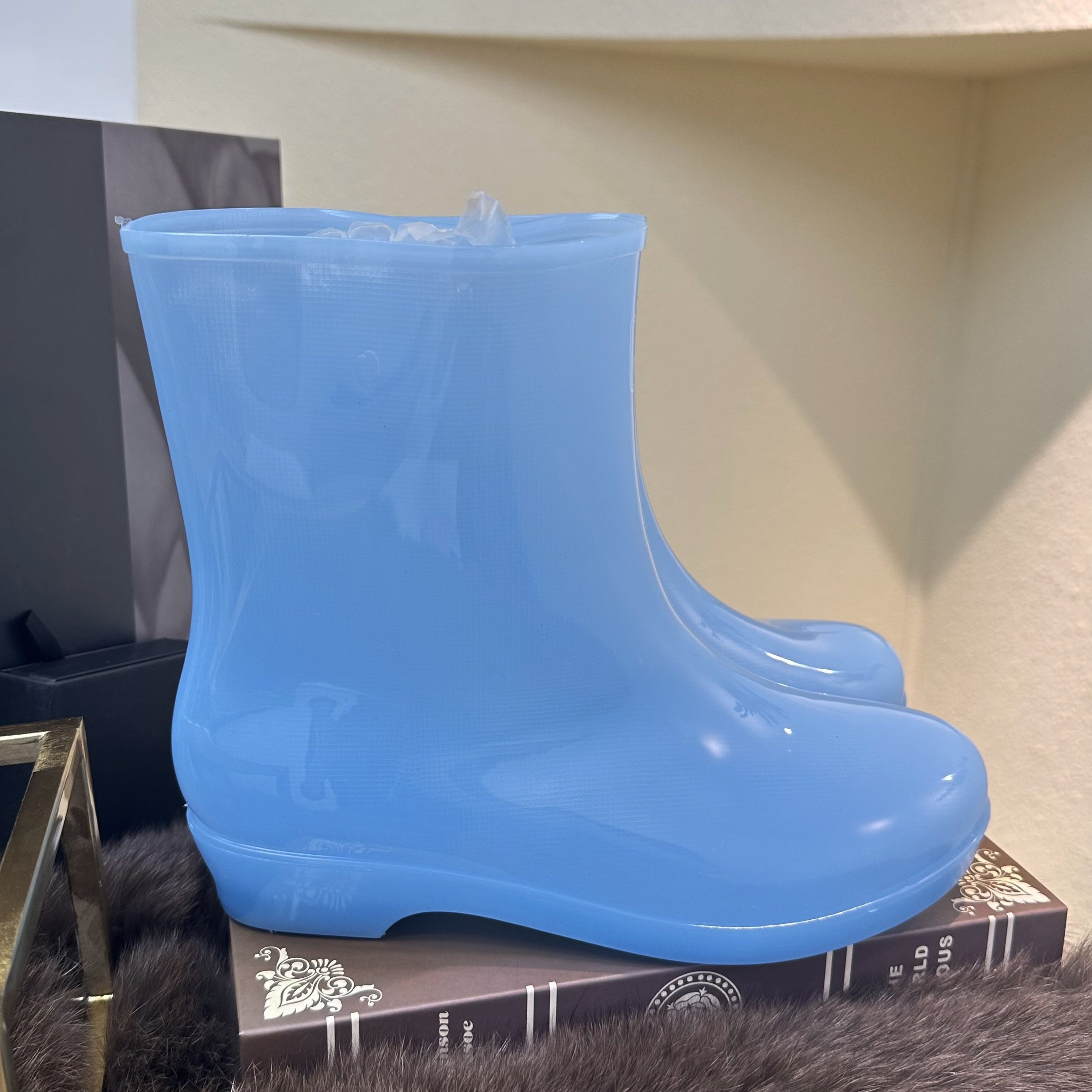 Women's High Top Rain Boots Waterproof Wear Resistant Comfortable Non Slip