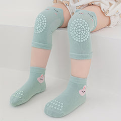 8 Pack Baby Knee Pads & Unisex Protective Socks