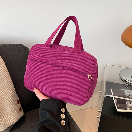 Mini Corduroy Square Bag Vintage Handbag