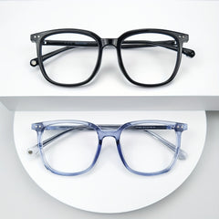 Men's Oversized Light Glasses Square Computer Light Block
