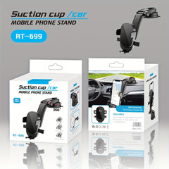 360° Rotating Phone Car Bracket Suction Cup Holder