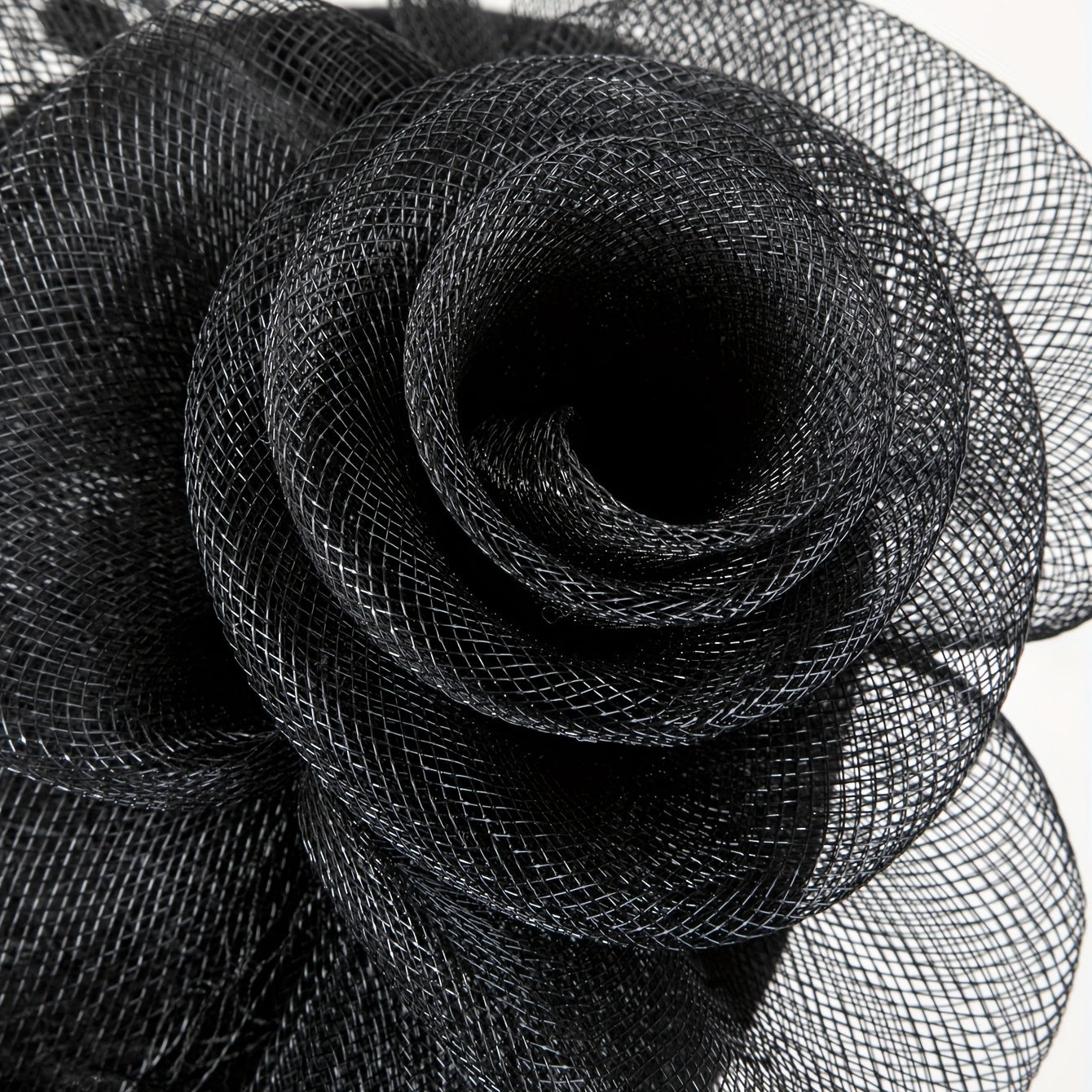 Mesh Flower Veil Handwork Fascinator for Tea Party Birthday Horce Racing Bridal