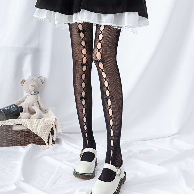 Fishnet Tights Hollow Out High Waist Mesh Pantyhose Women's Stockings