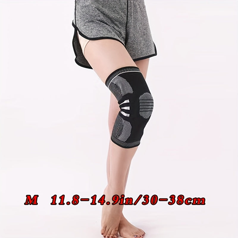 Silicone Spring Full Knee Protector Inner Side Patella Compression Meniscus