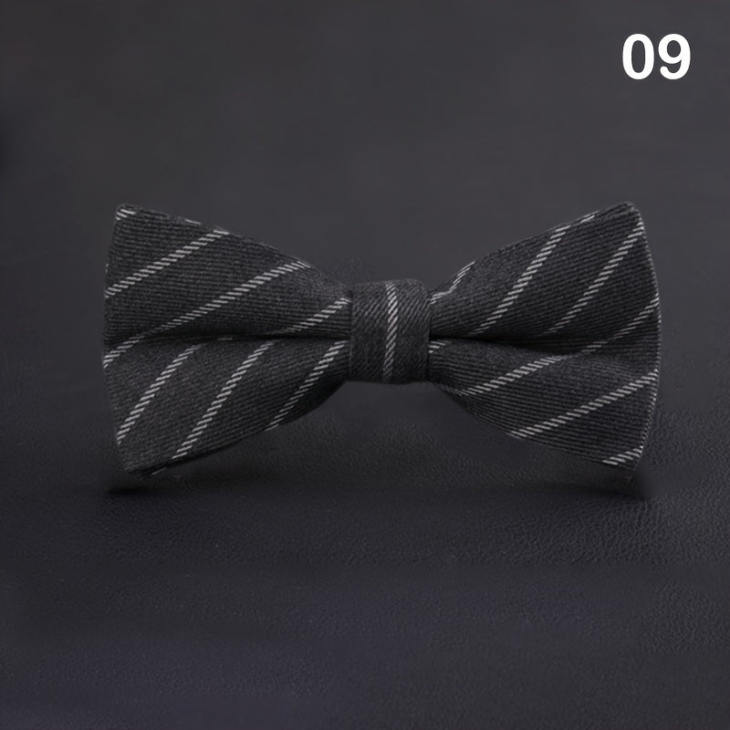 Striped Butterfly Bow Ties Cravat For Wedding Party