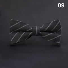 Striped Butterfly Bow Ties Cravat For Wedding Party