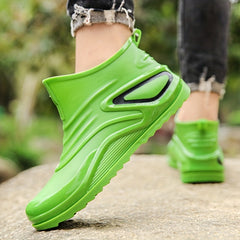 Men's Non-slip Rain Boots Waterproof Shoes for Outdoor Work