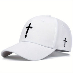 Men's Water Drop Cross Baseball Cap Adjustable Hat