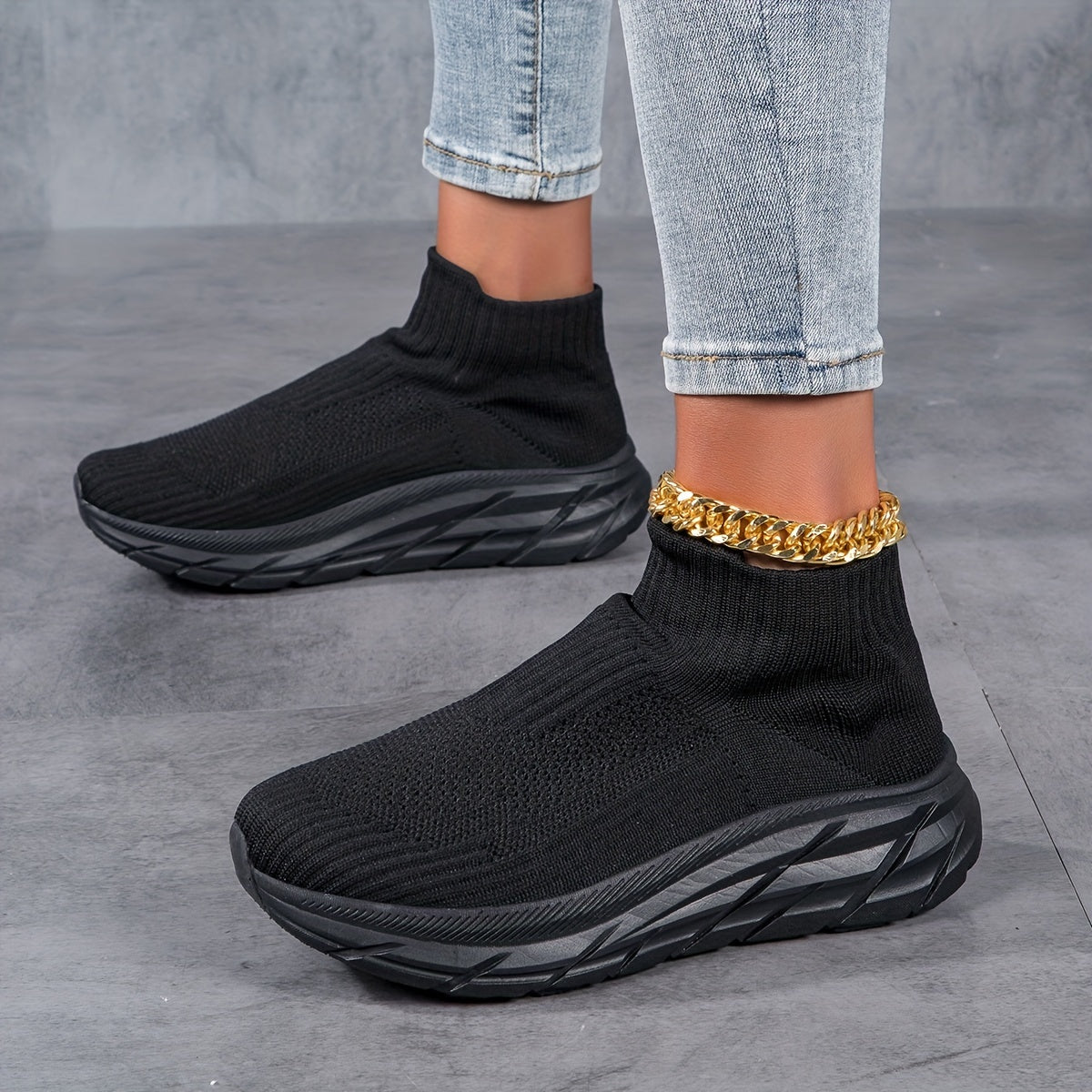 Women's Chunky Sneakers, Breathable and Stylish