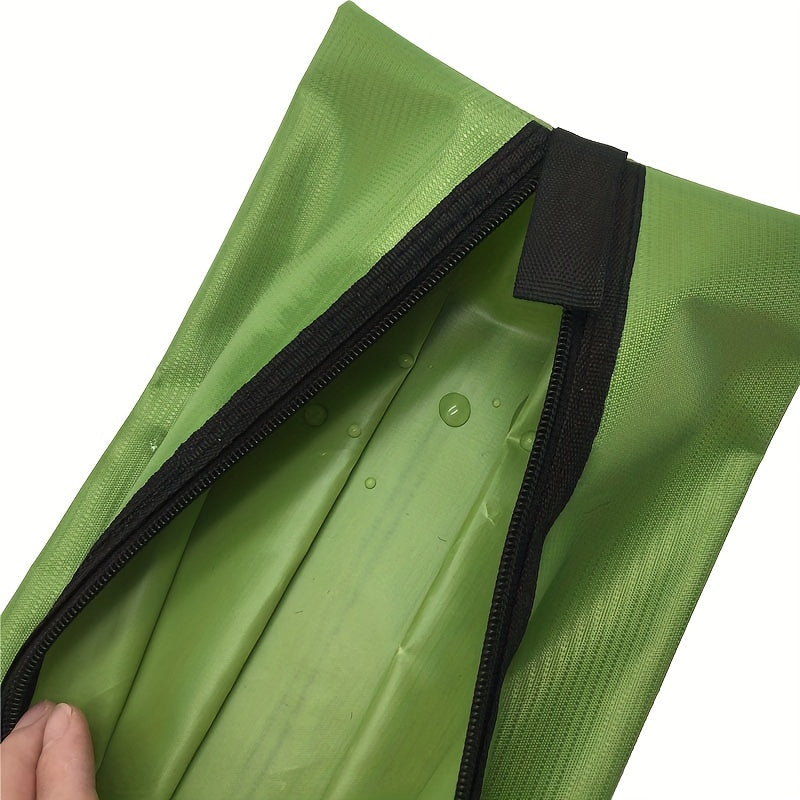 Minimalist Zipper Storage Pouch Lightweight Solid Bag for Travel