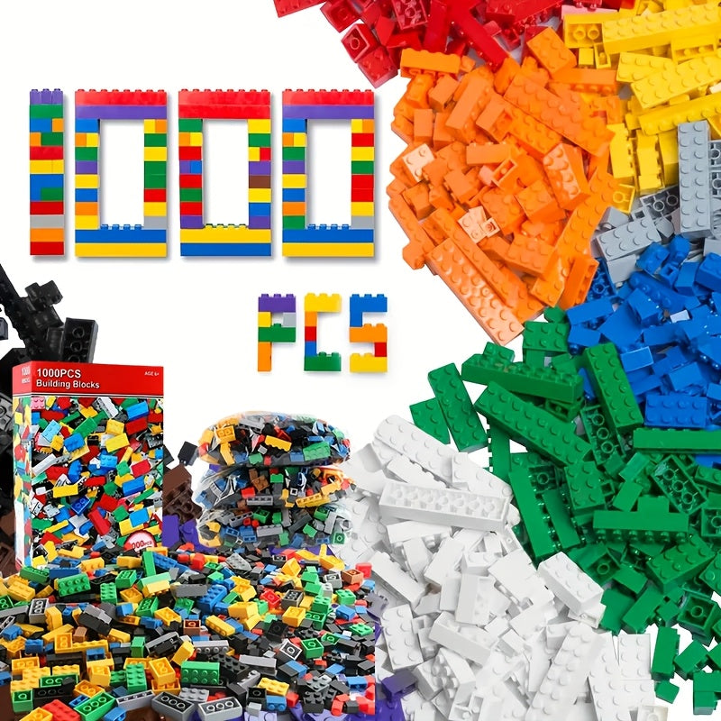 1000pcs Building Blocks Set for Kids 6+ Creative Educational Toy