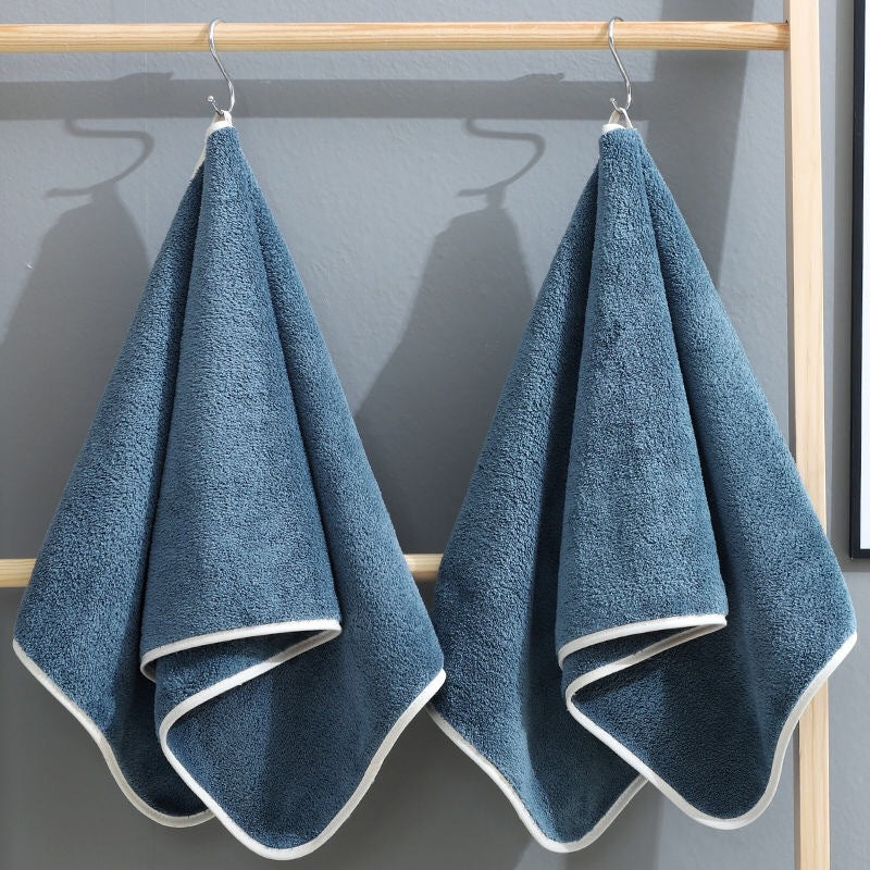 5pcs Soft Absorbent Hand Towel 13 X 29 Inch Coral Fleece Towel