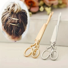 Scissors Shape Hair Clip Barrettes Hairpins Hair Styling For Women