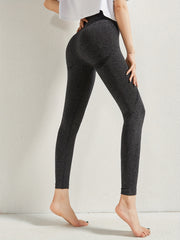 Women's Yoga Fitness Leggings High Waist Quick Dry Cropped Leggings