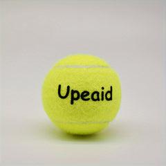 3pcs Lemon Yellow Printing Tennis Ball, High Elasticity