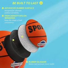 1pc Basketball Standard No 7 And No 5 Basketball