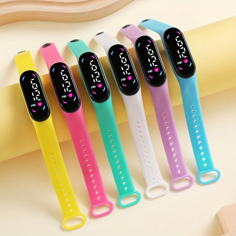 LED Bracelet Watch Touchable Kids Sports Wrist Watch