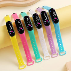 LED Bracelet Watch Touchable Kids Sports Wrist Watch