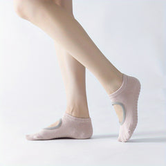 Breathable Yoga Socks Closed Toe Non-Slip Sports Barre Ballet Pilates Socks