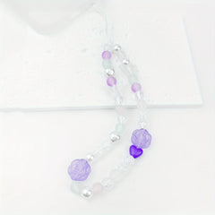 Rose Pearl Butterfly Phone Chain Jelly Keychain Anti-fall Rope