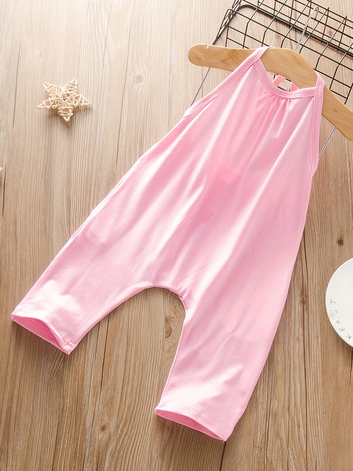 Baby Girls Casual Halter Rompers Jumpsuits for Beach Vacation