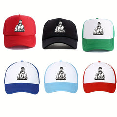 Outdoor Baseball Cap Men's Casual Mesh High Peaked Dad Trucker Hat
