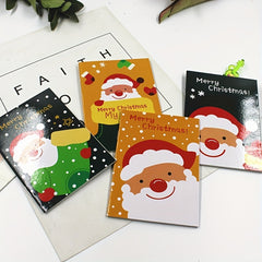 10pcs Christmas Small Book Gift Pocket Notepad Family Friends