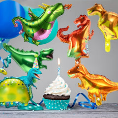 4pcs Dinosaur Balloons Birthday Party Supplies
