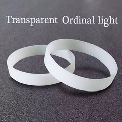 2-Pack Purple Silicone Bracelet for Day and Night