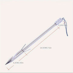 6pcs Stainless Steel Fish Dart Set w/ Pouch & Bands