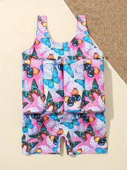 Kids Floating Swimsuit One Piece Toddler Swimwear