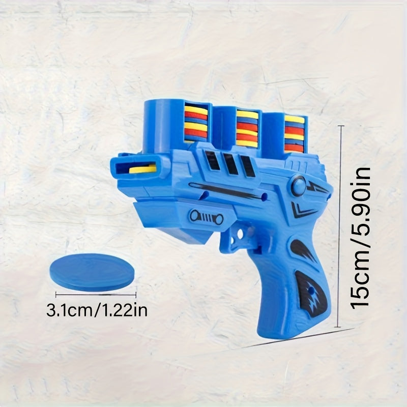 Space Themed Flying Saucer Gun with Soft Bullets & Disc Launcher Toy