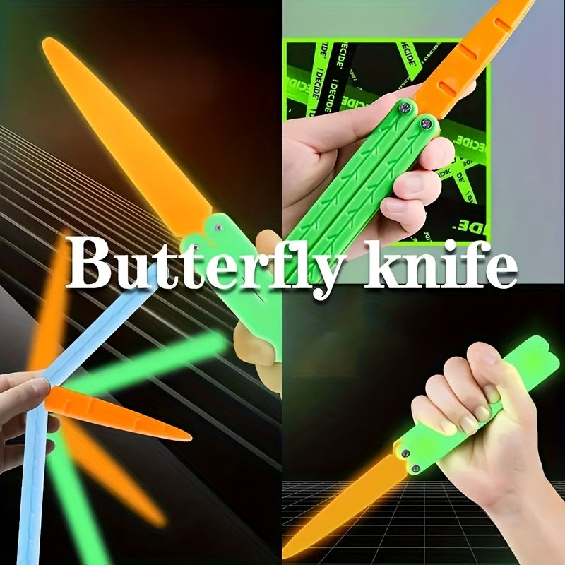 Butterfly Carrot Toy 3D Printed Glow In The Dark Stress Relief Toy
