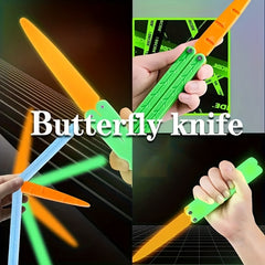 Butterfly Carrot Toy 3D Printed Glow In The Dark Stress Relief Toy
