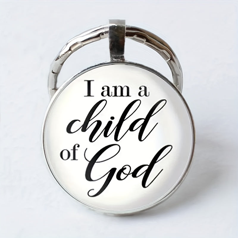 Vintage English Keychain I'm A Child Of God Keychain For Girls